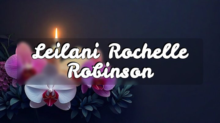 Leilani Rochelle Robinson, Montville Connector on-ramp to Interstate 395 north