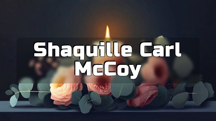 Shaquille Carl McCoy
